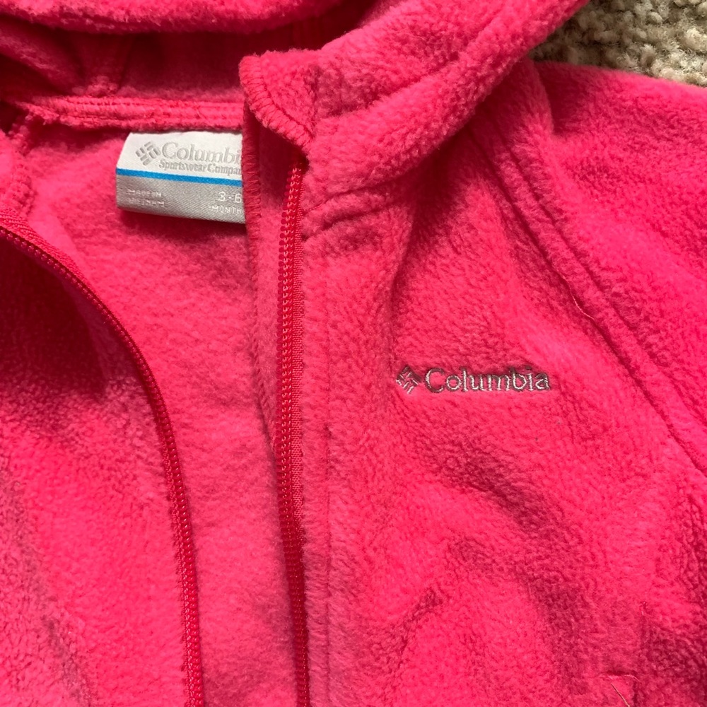 baby girls Columbia fleece jacket